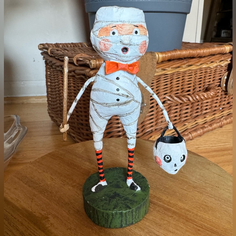 Lori Mitchell | Halloween Figurine | “Mummy Boy”